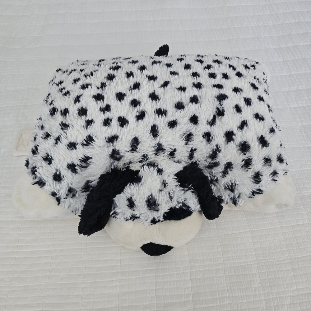 My Pillow Pets 10" Dalmatian Black And White Plush 2009 Rare